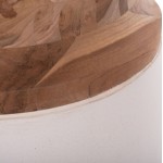 ΔΙΑΚΟΣΜΗΤΙΚΟ ΒΑΖΟ ΔΑΠΕΔΟΥ LINTER HM4662 02S FIBER CEMENT ΛΕΥΚΟ--ΞΥΛΟ ΤΕΑΚ Φ34x60Υεκ c498332