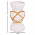 ΔΙΑΚΟΣΜΗΤΙΚΟ ΒΑΖΟ ΔΑΠΕΔΟΥ MAYNARD HM4672 02S FIBER CEMENT ΛΕΥΚΟ--RATTAN Φ27 5x50Υεκ c498354