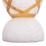 ΔΙΑΚΟΣΜΗΤΙΚΟ ΒΑΖΟ ΔΑΠΕΔΟΥ MAYNARD HM4672 02S FIBER CEMENT ΛΕΥΚΟ--RATTAN Φ27 5x50Υεκ c498354