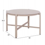 ΣΕΤ ΣΑΛΟΝΙ 4ΤΜΧ JULIETTE HM6280 04 ΚΑΠΟΥΤΣΙΝΟ ΑΛΟΥΜΙΝΙΟ-TEXTILENE--TEMPERED GLASS c498408