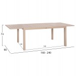 ΣΕΤ ΤΡΑΠΕΖΑΡΙΑΣ ΕΞ ΧΩΡΟΥ 7ΤΜΧ KRUM HM21159 ΜΟΚΑ ΑΛΟΥΜΙΝΙΟ--P E RATTAN c498474