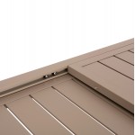 ΣΕΤ ΤΡΑΠΕΖΑΡΙΑΣ ΕΞ ΧΩΡΟΥ 7ΤΜΧ KRUM HM21159 ΜΟΚΑ ΑΛΟΥΜΙΝΙΟ--P E RATTAN c498474