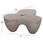 ΤΡΑΠΕΖΙ ΣΑΛΟΝΙΟΥ SALLEN HM18161 03 FIBER CEMENT ΣΕ ΓΚΡΙ--108x94x38 5Υεκ c498493