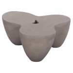 ΤΡΑΠΕΖΙ ΣΑΛΟΝΙΟΥ SALLEN HM18161 03 FIBER CEMENT ΣΕ ΓΚΡΙ--108x94x38 5Υεκ c498493