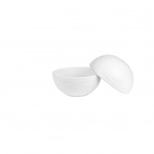 ΣΕΤ Αυγό βάση καπάκι Stoneware λευκό φ13xΥ13cm InSitu - Σετ 4 c498531