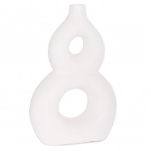 ΕΠΙΤΡΑΠΕΖΙΟ ΔΙΑΚΟΣΜΗΤΙΚΟ ΒΑΖΟ FIORIN HM4666 02S ΤΕΡΑΚΟΤΑ ΣΕ ΛΕΥΚΟ--21x7 5x31Υεκ c498574