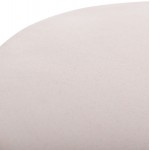 ΒΟΗΘΗΤΙΚΟ ΤΡΑΠΕΖΙ ΣΤΡΟΓΓΥΛΟ DELIA HM18167 02 FIBER CEMENT ΛΕΥΚΟ RATTAN Φ40x45Υεκ c498576