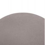 ΒΟΗΘΗΤΙΚΟ ΤΡΑΠΕΖΙ ΣΤΡΟΓΓΥΛΟ DELIA HM18167 03 FIBER CEMENT ΓΚΡΙ RATTAN Φ40x45Υεκ c498577