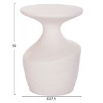 ΤΡΑΠΕΖΙ ΒΟΗΘΗΤΙΚΟ REBON HM18156 02S FIBER CEMENT ΣΕ ΛΕΥΚΟ--Φ27 5x50Υεκ c498580