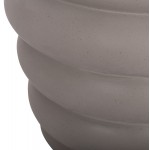 ΤΡΑΠΕΖΙ ΒΟΗΘΗΤΙΚΟ PUFFAT HM18172 03 FIBER CEMENT ΓΚΡΙ- ΞΥΛΟ TEAK TOP Φ45x46Υεκ c498592