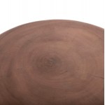 ΤΡΑΠΕΖΙ ΒΟΗΘΗΤΙΚΟ PUFFAT HM18172 03 FIBER CEMENT ΓΚΡΙ- ΞΥΛΟ TEAK TOP Φ45x46Υεκ c498592