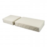 Μαξιλάρι Vertian pakoworld textilene σε μπεζ απόχρωση 194x58x20εκ c498613