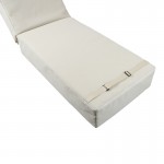 Μαξιλάρι Vertian pakoworld textilene σε μπεζ απόχρωση 194x58x20εκ c498613