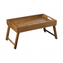 Δίσκος Σερβιρίσματος απο ξύλο Bamboo Πτυσσόμενος φυσικό χρώμα 44x27x5cm Leone c498632