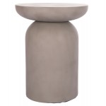 ΒΟΗΘΗΤΙΚΟ ΤΡΑΠΕΖΙ ANNA HM18160 03 FIBER CEMENT ΣΕ ΓΚΡΙ--Φ60x76Υεκ c499157