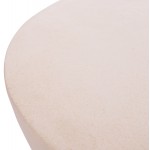 ΤΡΑΠΕΖΙ ΣΑΛΟΝΙΟΥ ΣΤΡΟΓΓΥΛΟ ALLAN HM18162 02 FIBER CEMENT ΣΕ ΛΕΥΚΟ--Φ92x49Υεκ c499158