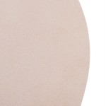 ΤΡΑΠΕΖΙ ΣΑΛΟΝΙΟΥ ΣΤΡΟΓΓΥΛΟ ALLAN HM18162 02 FIBER CEMENT ΣΕ ΛΕΥΚΟ--Φ92x49Υεκ c499158