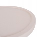 ΒΟΗΘΗΤΙΚΟ ΤΡΑΠΕΖΙ TRED T HM18169 02 FIBER CEMENT ΛΕΥΚΟ-ΦΥΣΙΚΟ RATTAN--Φ40x61Υεκ c499161