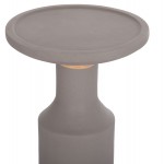 ΒΟΗΘΗΤΙΚΟ ΤΡΑΠΕΖΙ TRED T HM18169 03 FIBER CEMENT ΓΚΡΙ-ΦΥΣΙΚΟ RATTAN--Φ40x61Υεκ c499163