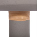 ΒΟΗΘΗΤΙΚΟ ΤΡΑΠΕΖΙ TRED T HM18169 03 FIBER CEMENT ΓΚΡΙ-ΦΥΣΙΚΟ RATTAN--Φ40x61Υεκ c499163