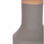 ΒΟΗΘΗΤΙΚΟ ΤΡΑΠΕΖΙ TRED T HM18169 03 FIBER CEMENT ΓΚΡΙ-ΦΥΣΙΚΟ RATTAN--Φ40x61Υεκ c499163