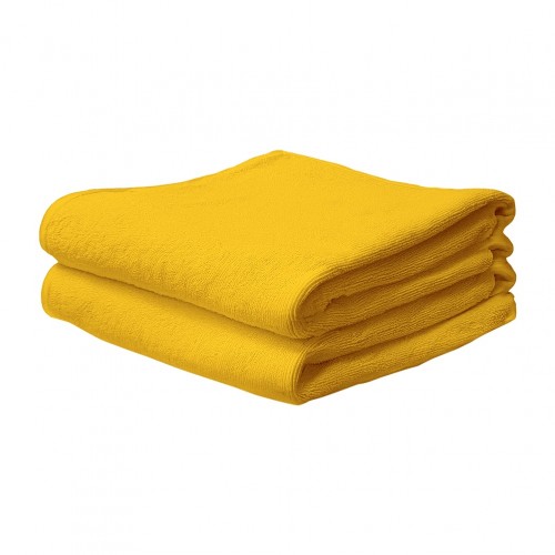 Πετσέτα πισίνας 100 Cotton πενιέ μονόκλωνη 16 1 80x160cm 460gr m2 κίτρινη Reactive Fragente - Σετ 6 c499557