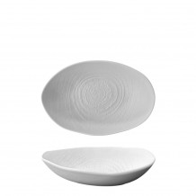 Μπωλ πορσελάνης οβάλ 25x16 5xΥ6 5cm Σειρά Chef Art Νο1 λευκό ματ παγετού Prego - Σετ 4 c499719