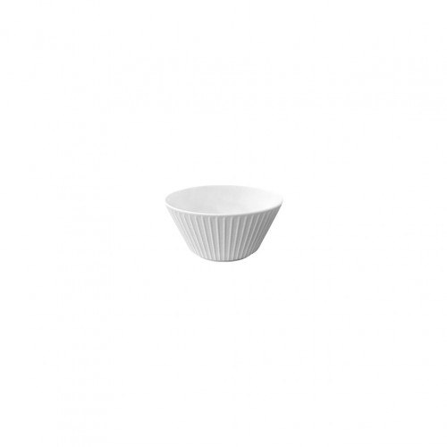 Μπωλ πορσελάνης κωνικό 11 5xΥ5 5cm Σειρά Chef Art No2 λευκό ματ παγετού Prego - Σετ 6 c499722