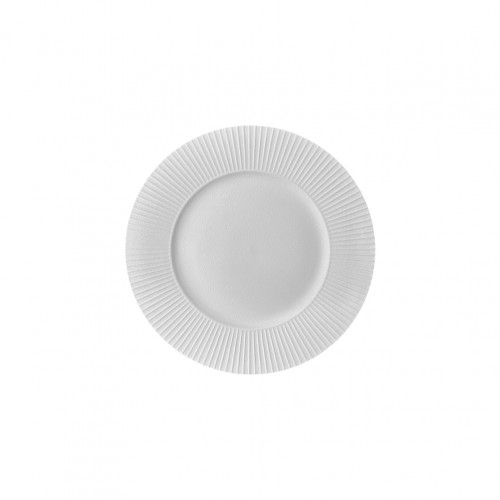 Πιάτο πορσελάνης ρηχό 21 6cm Σειρά Chef Art No2 λευκό ματ παγετού Prego - Σετ 4 c499725