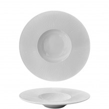 Πιάτο πορσελάνης pasta 28xΥ5 5cm 360ml Σειρά Pandoro λευκό Prego - Σετ 4 c499729