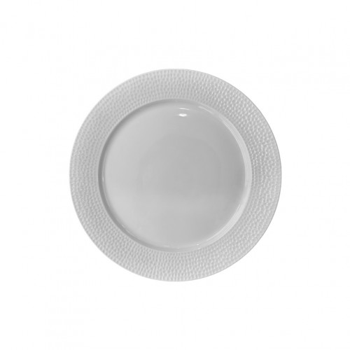 Πιάτο πορσελάνης ρηχό φ26cm Σειρά Fizz Dot λευκό Prego - Σετ 6 c499733