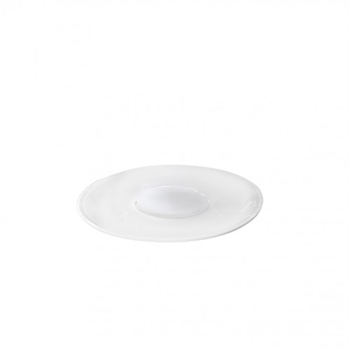 Πιατάκι πορσελάνης φ15cm για φλυτζάνι 230ml σειρά Breakfast No1 λευκό Prego - Σετ 12 c499741