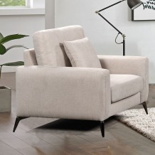 TIPO Πολυθρόνα Σαλονιού - Καθιστικού Ύφασμα Μπεζ c499751