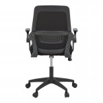 Καρέκλα γραφείου Reji pakoworld mesh ύφασμα μαύρο 58x60x89-99εκ c499769