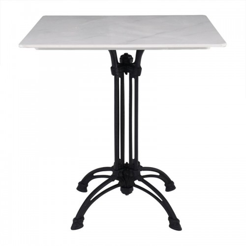 ΤΡΑΠΕΖΙ Sintered Stone-Μαντέμι Τετράνυχο Επιφάνεια 11mm Απόχρωση White Marble c499789