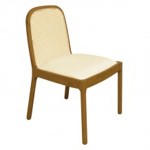 HENLEY Καρέκλα Τραπεζαρίας Απόχρωση Φυσικό Pu Εκρού SET 2τμχ c499810