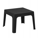 ΤΡΑΠΕΖΑΚΙ ΤΕΤΡΑΓΩΝΟ SLEEK HM6371 02 ΠΟΛΥΠΡΟΠΥΛΕΝΙΟ ΣΕ ΜΑΥΡΟ 49 5x49 5x40Υεκ c499833