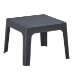 ΤΡΑΠΕΖΑΚΙ ΤΕΤΡΑΓΩΝΟ SLEEK HM6371 10 ΠΟΛΥΠΡΟΠΥΛΕΝΙΟ ΣΕ ΣΚΟΥΡΟ ΓΚΡΙ 49 5x49 5x40Υεκ c499835