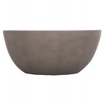 ΤΡΑΠΕΖΙ ΣΑΛΟΝΙΟΥ ΣΤΡΟΓΓΥΛΟ ALLAN HM18162 03 FIBER CEMENT ΣΕ ΓΚΡΙ--Φ92x49Υεκ c499875