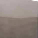 ΤΡΑΠΕΖΙ ΣΑΛΟΝΙΟΥ ΣΤΡΟΓΓΥΛΟ ALLAN HM18162 03 FIBER CEMENT ΣΕ ΓΚΡΙ--Φ92x49Υεκ c499875