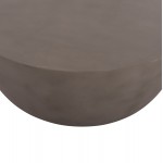 ΤΡΑΠΕΖΙ ΣΑΛΟΝΙΟΥ ΣΤΡΟΓΓΥΛΟ ALLAN HM18162 03 FIBER CEMENT ΣΕ ΓΚΡΙ--Φ92x49Υεκ c499875