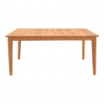 Τραπέζι Ory pakoworld teak ξύλο σε φυσική απόχρωση 160x80x75εκ c499883