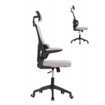 ΚΑΡΕΚΛΑ ΓΡΑΦΕΙΟΥ BASE ΓΚΡΙ MESH ΜΑΥΡΟ PP ΣΚΕΛΕΤΟΣ 64x60x127Υcm c500184