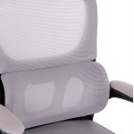 ΚΑΡΕΚΛΑ ΓΡΑΦΕΙΟΥ BASE ΓΚΡΙ MESH ΜΑΥΡΟ PP ΣΚΕΛΕΤΟΣ 64x60x127Υcm c500184