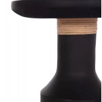 ΒΟΗΘΗΤΙΚΟ ΤΡΑΠΕΖΙ TRED T HM18169 01 FIBER CEMENT ΜΑΥΡΟ-ΦΥΣΙΚΟ RATTAN--Φ40x61Υεκ c499920