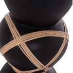 ΔΙΑΚΟΣΜΗΤΙΚΟ ΒΑΖΟ ΔΑΠΕΔΟΥ MAYNARD HM4672 01S FIBER CEMENT ΜΑΥΡΟ-RATTAN Φ27 5x50Υ c499921