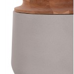 ΔΙΑΚΟΣΜΗΤΙΚΟ ΒΑΖΟ ΔΑΠΕΔΟΥ LINTER HM4662 03L FIBER CEMENT ΓΚΡΙ--ΞΥΛΟ ΤΕΑΚ Φ41x47Υ c499922