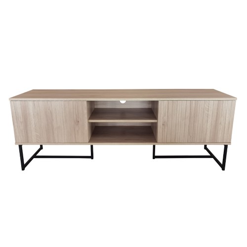 VERTICAL TV STAND 2ΠΟΡΤΕΣ 1ΡΑΦΙ ΦΥΣΙΚΟ 150x39x53 c499927