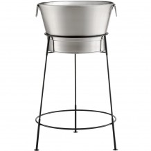 ΣΕΤ Σαμπανιέρα INOX με μεταλλική μαύρη βάση 41 4Lt φ51xΥ95 5cm TableCraft c499929