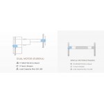 Γραφείο - Eureka Ergonomic ERK-EDI-FS-WN 141 2x177 8x121 9 εκ c499936